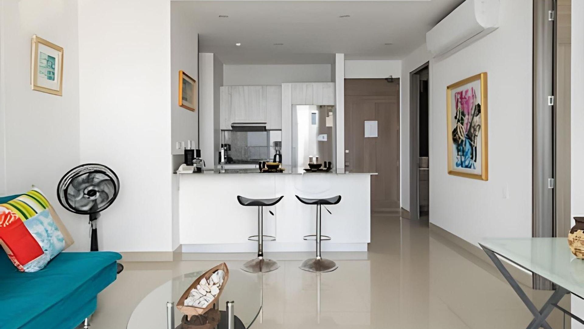 Lujoso Apto De 1 Habitación En Piso 40-morros Apartamento Cartagena