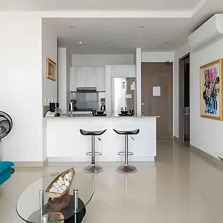 Lujoso Apto De 1 Habitación En Piso 40-morros Apartamento Cartagena