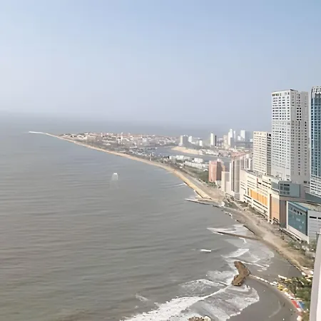 Lujoso Apto De 1 Habitación En Piso 40-morros Apartamento Cartagena